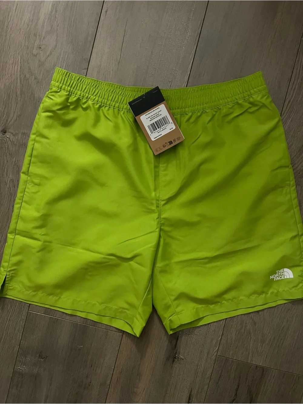 The North Face Men’s Bright Lime Green water Shorts